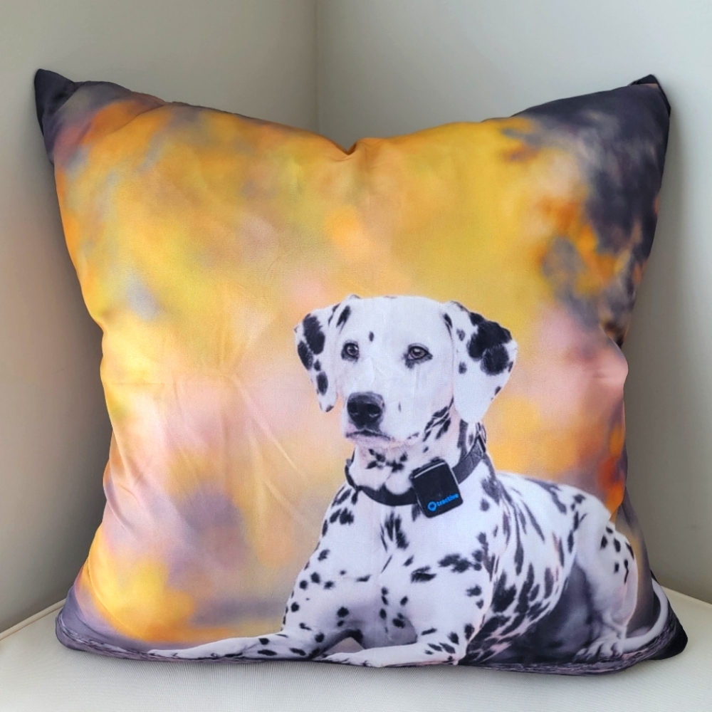 Dog Design Dalmatian Print Decorative Pillow Cover